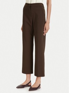 Maryley Spodnie materiałowe 26EB527/06MO Brązowy ciemny Regular Fit