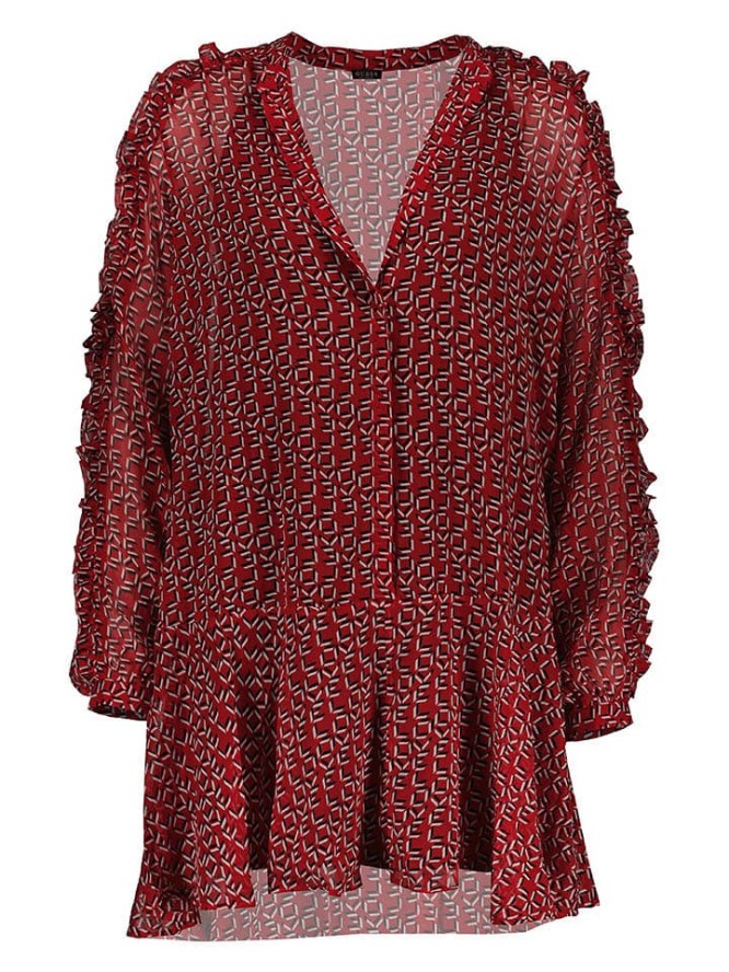 Guess Jeans Sukienka w kolorze czerwonym rozmiar: XS