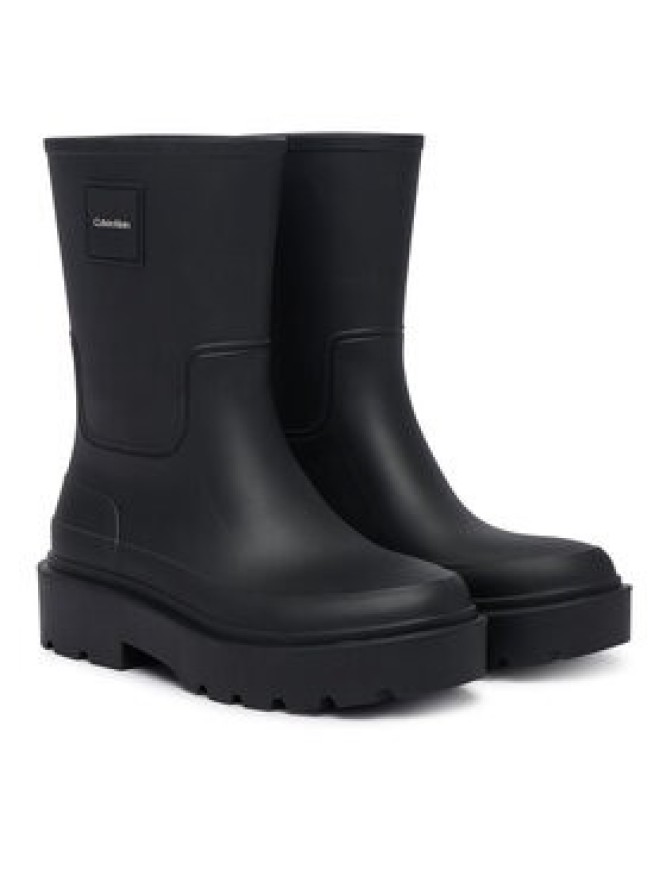 Calvin Klein Kalosze Rainboot Rubber HW0HW03179 Czarny