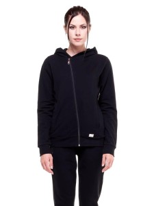 Bluza damska Greysongreys Asymetryczna z kapturem zapinana na zamek