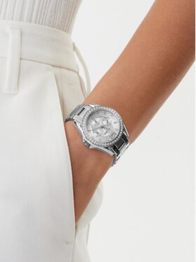 Fossil Zegarek Riley ES3202 Srebrny