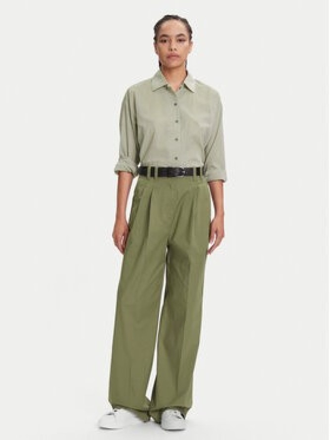 Marc O'Polo Koszula 506 0995 42061 Zielony Relaxed Fit