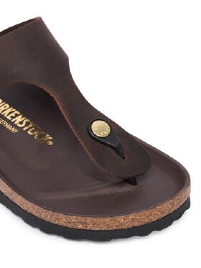 Birkenstock Japonki Gizeh Big Buckle 1033002 Brązowy ciemny