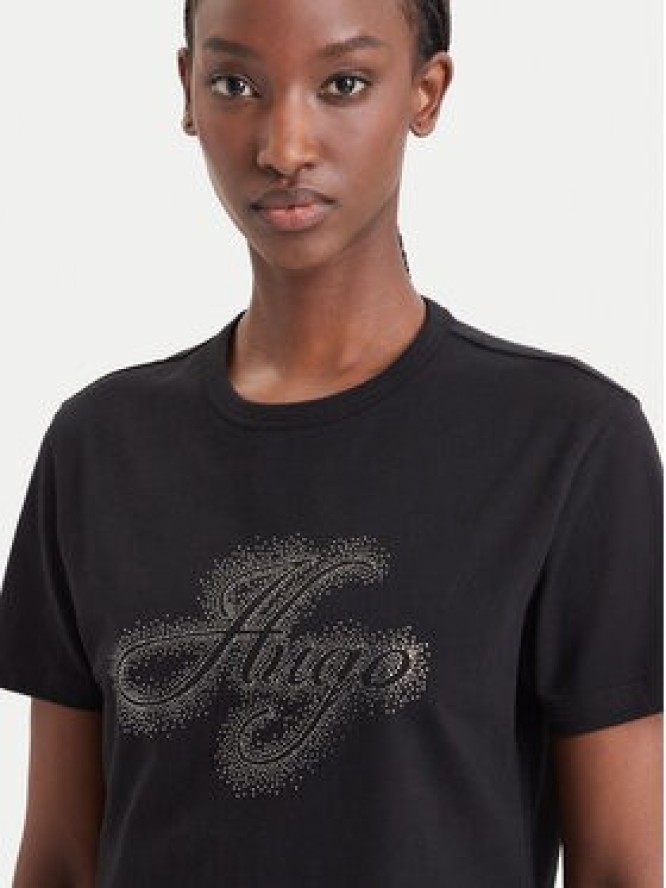 HUGO T-Shirt 50570932 Czarny Regular Fit