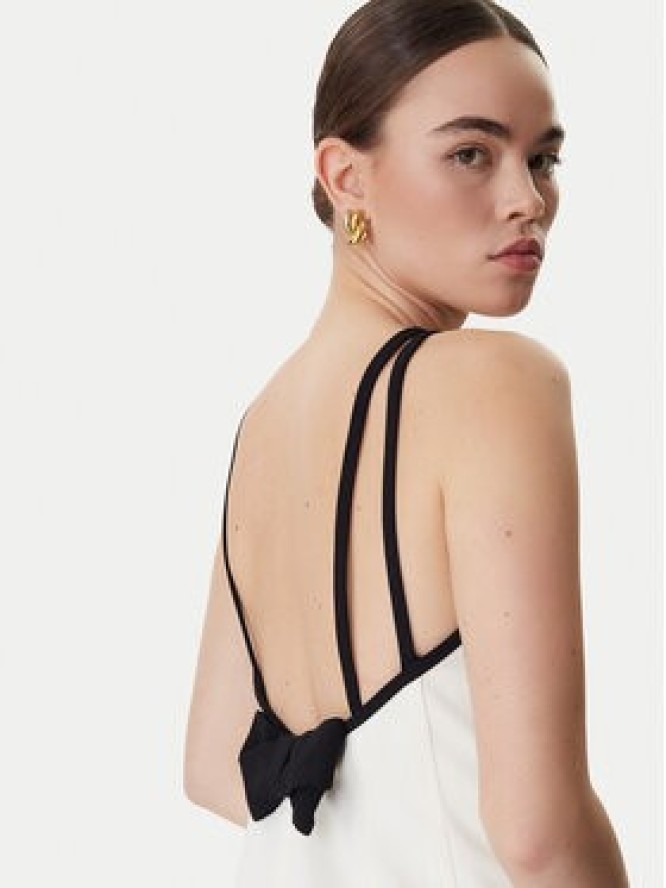 Marella Sukienka koktajlowa Sapore 2613221113 Écru Regular Fit