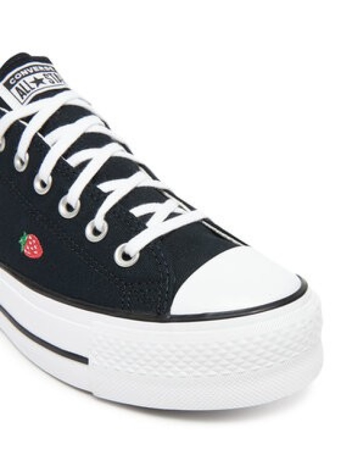 Converse Trampki Chuck Taylor All Star Lift Platform Embroidered Strawberries A14935C Czarny
