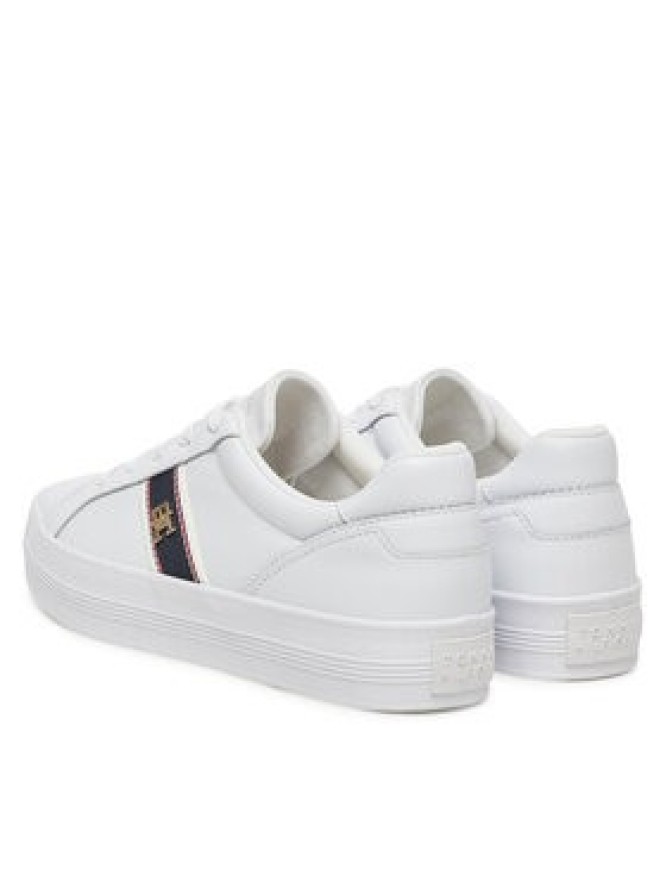 Tommy Hilfiger Sneakersy Vulc Webbing Sneaker FW0FW08903 Biały