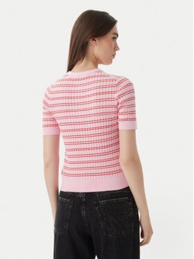 Tommy Hilfiger Sweter WW0WW49613 Różowy jasny Slim Fit