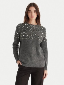 Artigli Sweter ACMA002813 Szary Regular Fit