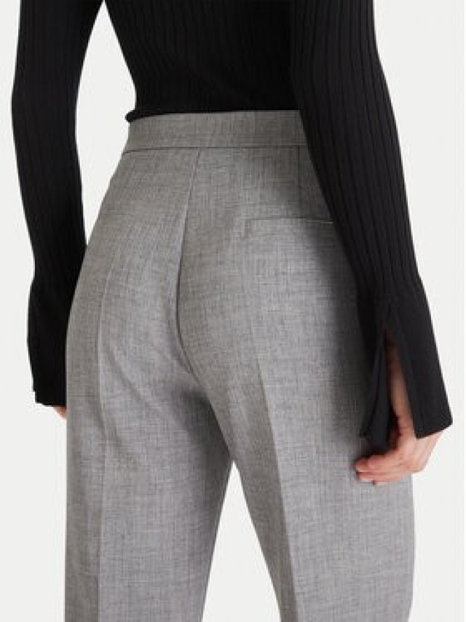 Maryley Spodnie materiałowe MARYLEY-25IB587 Szary Regular Fit