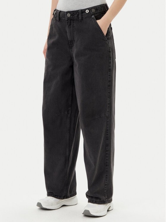Vans Jeansy Curbside VN000FVH Czarny Wide Leg