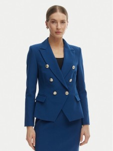 Rinascimento Marynarka CFC0128639003 Niebieski Regular Fit