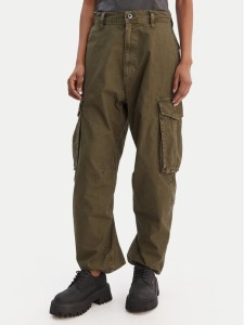 G-Star Raw Spodnie materiałowe D28756-D388 Zielony Boyfriend Fit