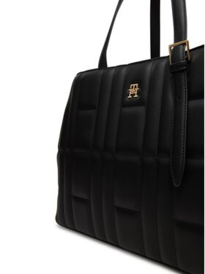 Tommy Hilfiger Torebka Th Feminine Tote AW0AW17452 Czarny