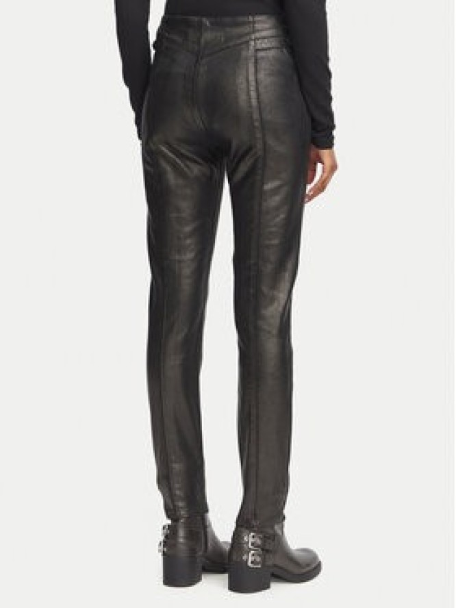 Guess Spodnie materiałowe W6BA32 D2086 Czarny Slim Fit