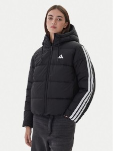 adidas Kurtka puchowa Essentials Climawarm 3-Stripes JW3429 Czarny Loose Fit