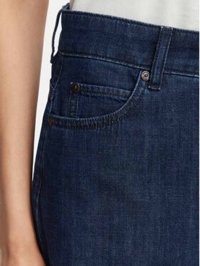 Weekend Max Mara Jeansy Vega 2625186021 Granatowy Wide Leg