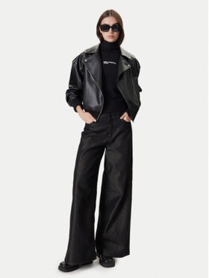 KARL LAGERFELD Jeansy A4W10097 Czarny Wide Leg