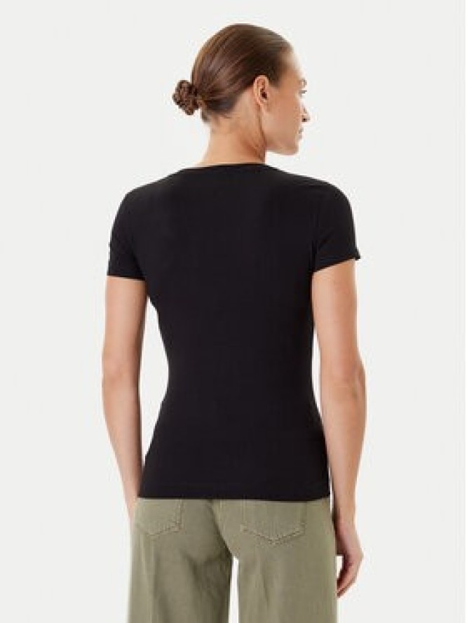 Guess T-Shirt W5YI13 J1314 Czarny Regular Fit
