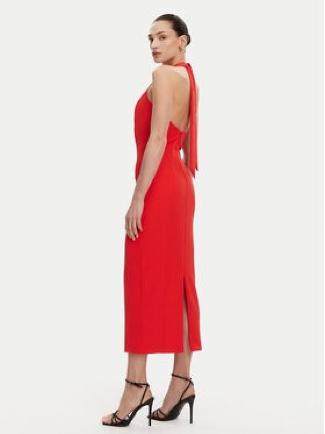 ACCESS FASHION Sukienka koktajlowa 53-3403-218 Czerwony Regular Fit