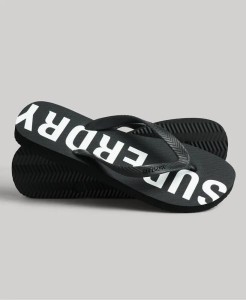 superdry Klapki Code Core Sport gumowe – Czarny/Biały