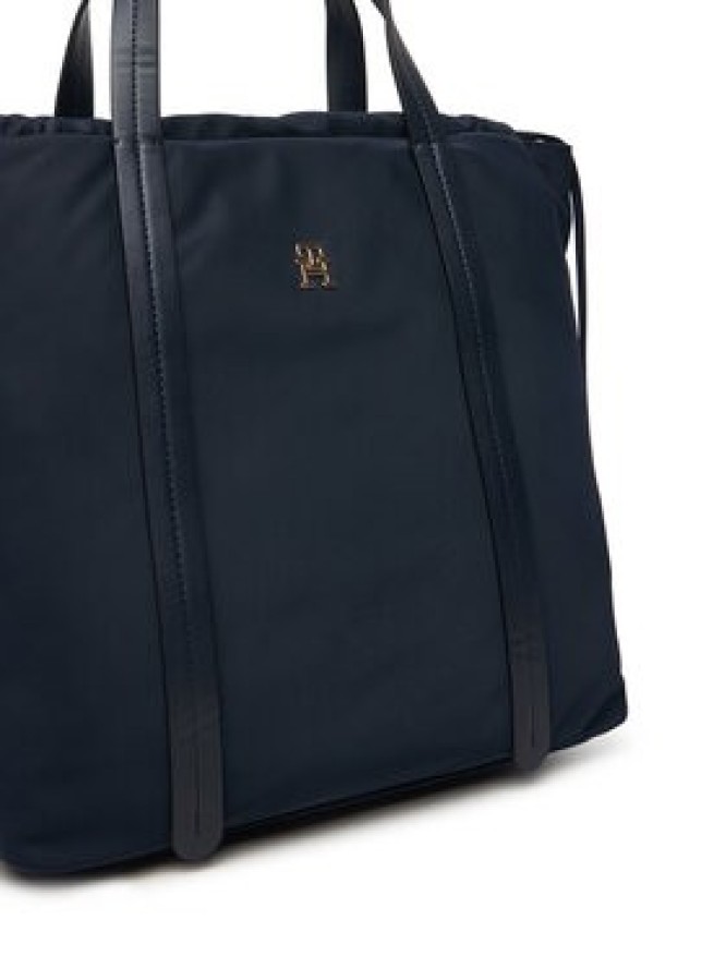 Tommy Hilfiger Plecak Th Soft Nylon Tote/Backpack AW0AW19029 Granatowy