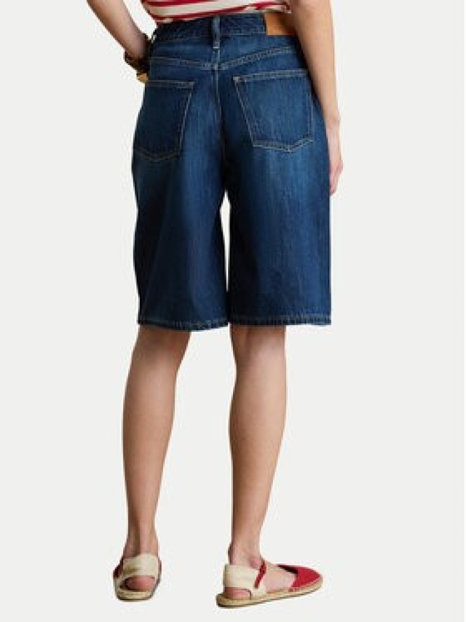 LAUREN RALPH LAUREN Szorty jeansowe 200P13594001 Niebieski Wide Leg