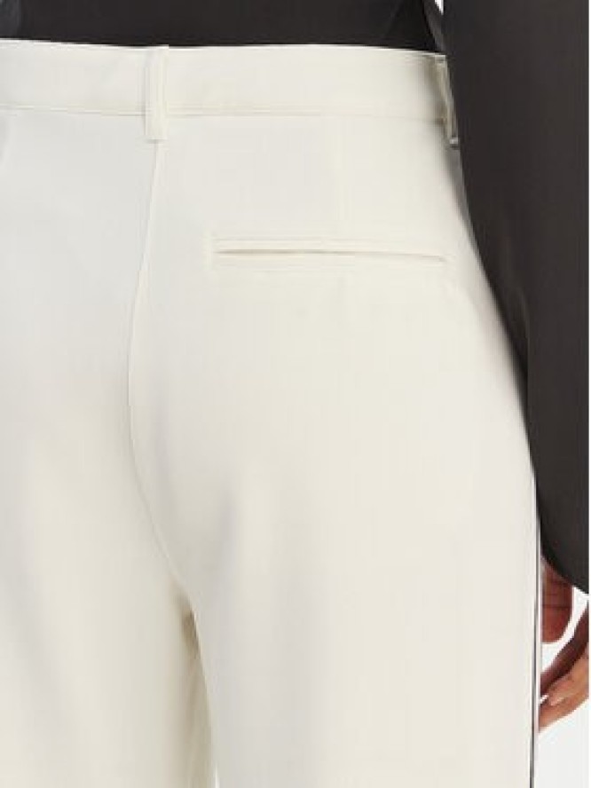 adidas Spodnie materiałowe Sport Tailored KC9089 Biały Wide Leg