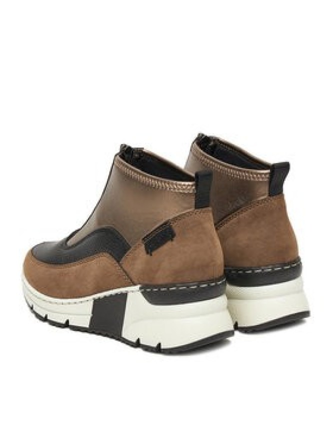 Rieker Sneakersy N6352-25 Brązowy