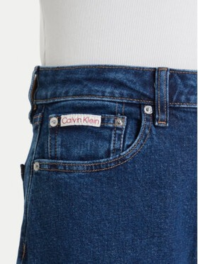 Calvin Klein Jeans Jeansy LV047F492G Niebieski Mom Fit
