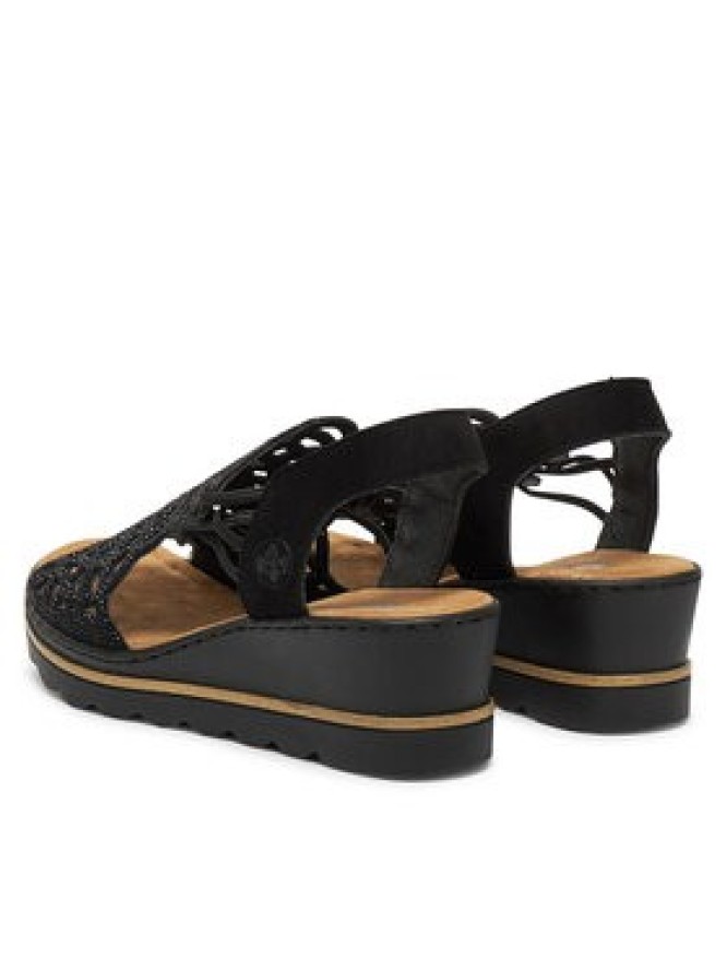 Rieker Sandały CEO-67465-00 Czarny