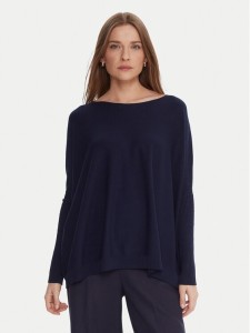 Kontatto Sweter 3M0802C Granatowy Relaxed Fit