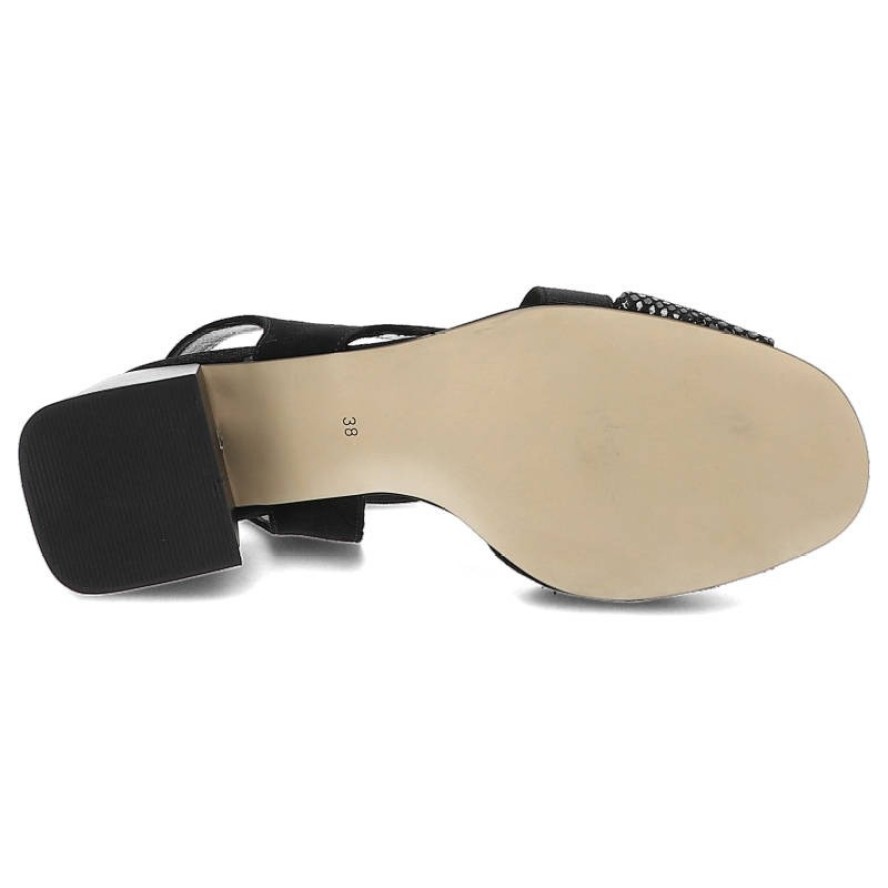 Czarne Sandały Lamanti Wygodne Buty Na Lato