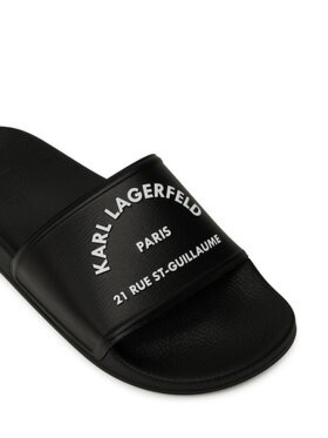 KARL LAGERFELD Klapki Kondo 2.0 KL80908A Czarny