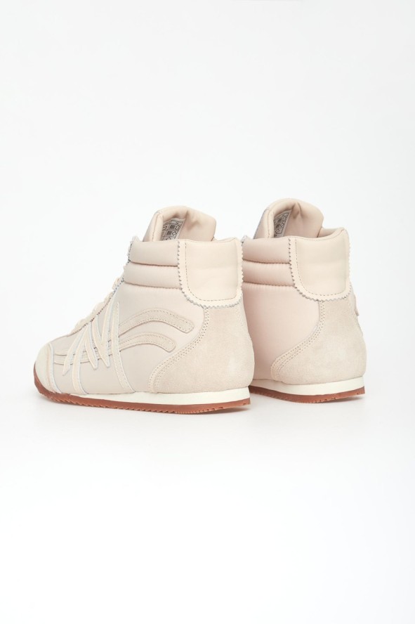 Sneakersy damskie zamszowe Gregory MARELLA MONOCHROME