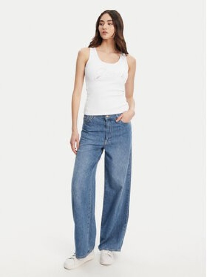 Guess Top W5YP00 KCXJ2 Biały Regular Fit