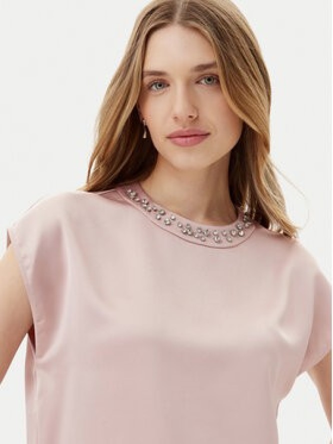 Imperial Bluzka RIC3JBA Różowy Regular Fit