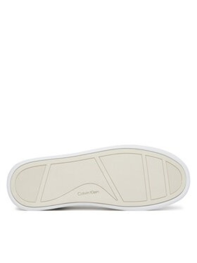 Calvin Klein Sneakersy Cupsole Lace Up - Lth Sue Mix HW0HW02435 Szary