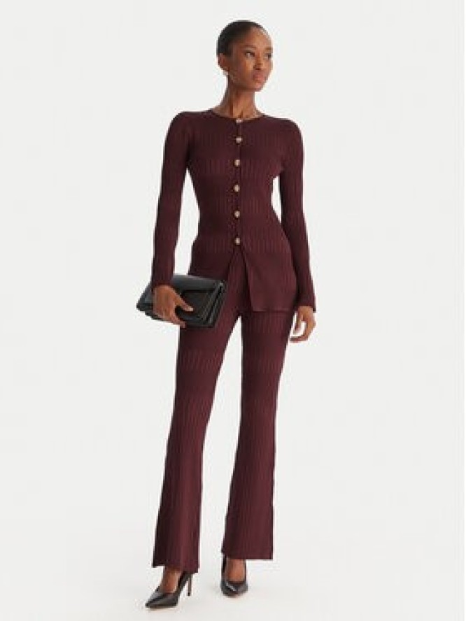 Marciano Guess Spodnie materiałowe 5YGB29 5881Z Bordowy Regular Fit