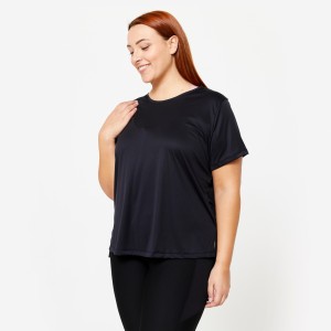 Koszulka fitness damska Domyos Plus Size krótki rękaw