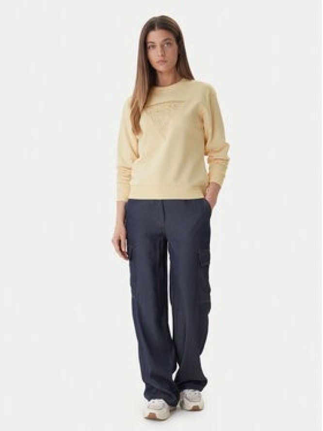 Guess Bluza W6GQ09 K3183 Żółty jasny Regular Fit