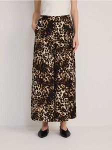 Spodnie palazzo ze zwierzęcym wzorem - wielobarwny