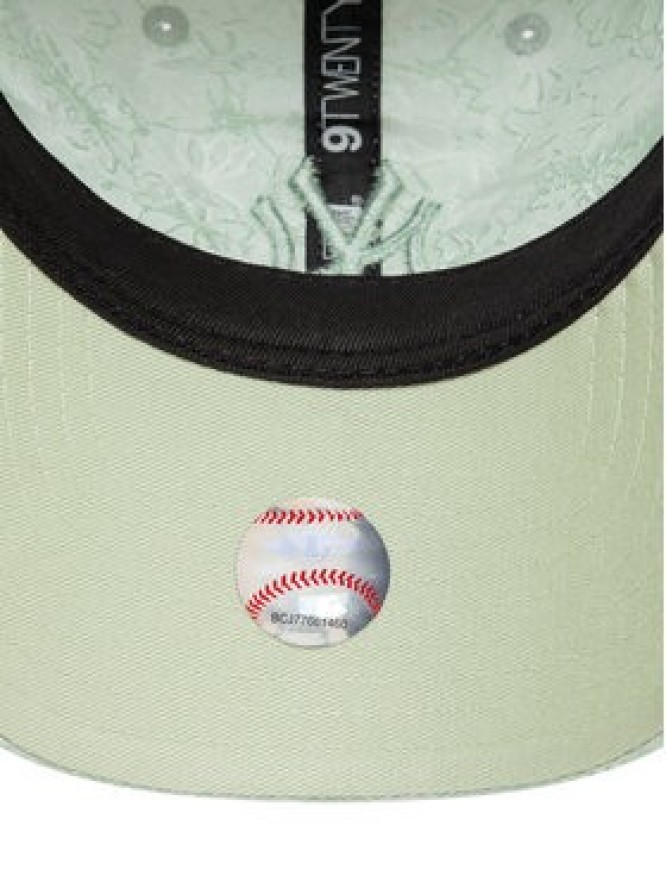 New Era Czapka z daszkiem New York Yankees Floral 9Twenty 60595377 Zielony