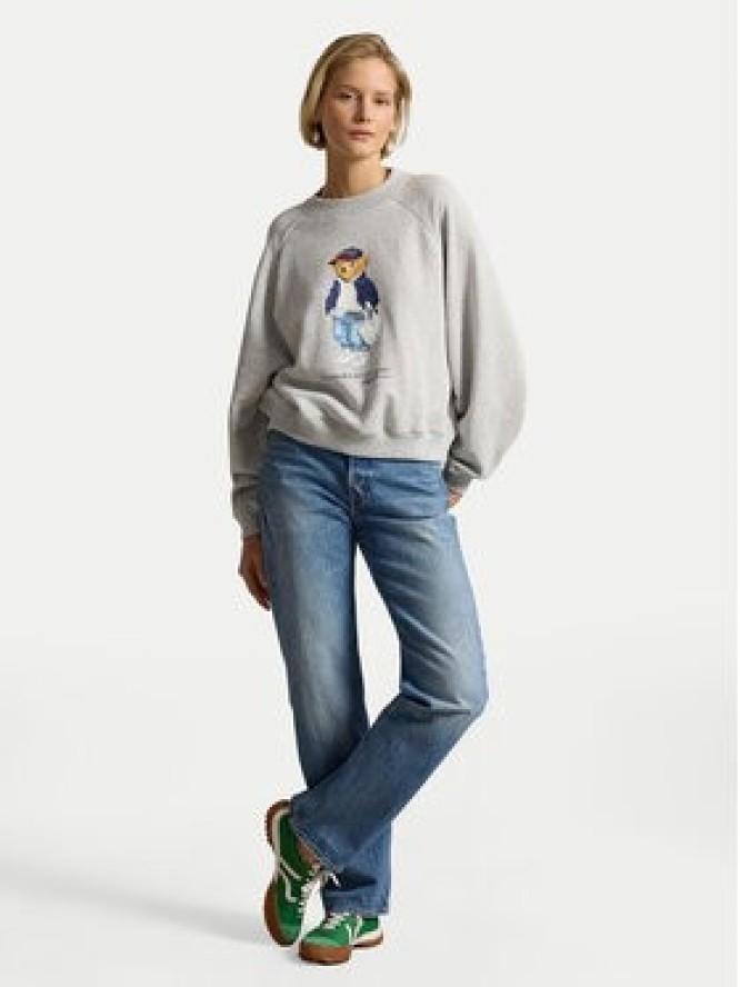 Polo Ralph Lauren Bluza 211A96185001 Szary Relaxed Fit