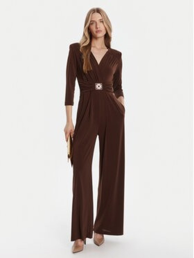 Rinascimento Kombinezon CFC0126185003 Brązowy Regular Fit