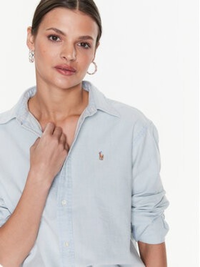 Polo Ralph Lauren Koszula 211891420001 Błękitny Relaxed Fit