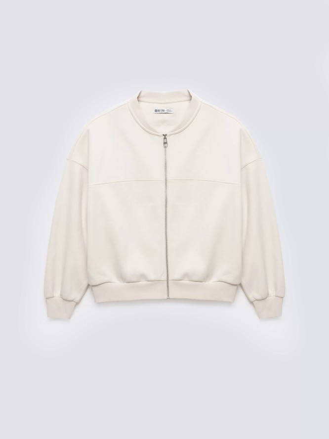 Bluza damska bomber kremowa Felicata 103