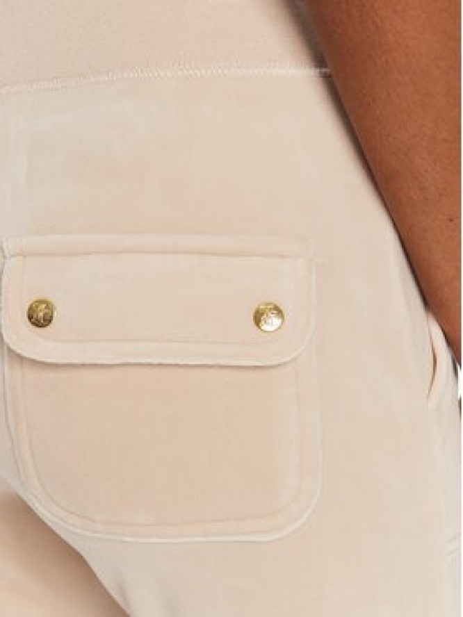 Juicy Couture Spodnie dresowe Del Ray JCAP180G Beżowy Regular Fit