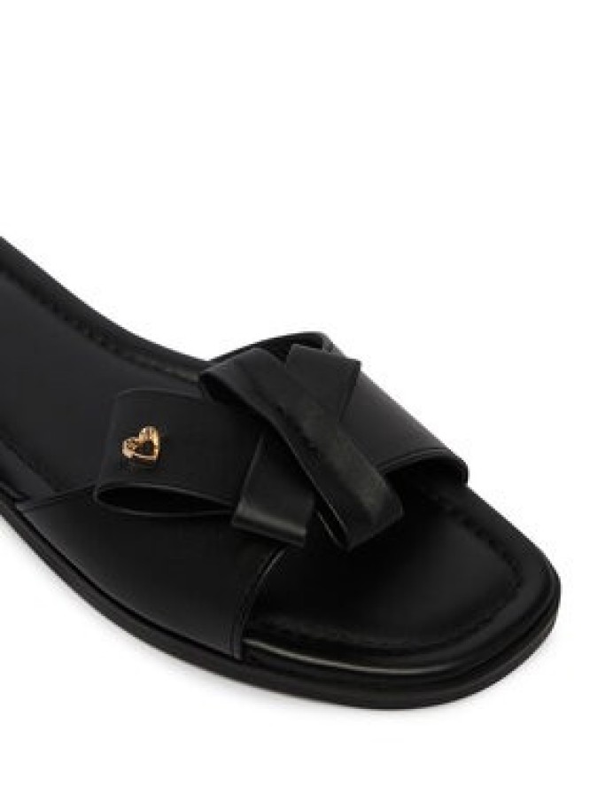 LOVE MOSCHINO Klapki JA28142G0OIE0000 Czarny