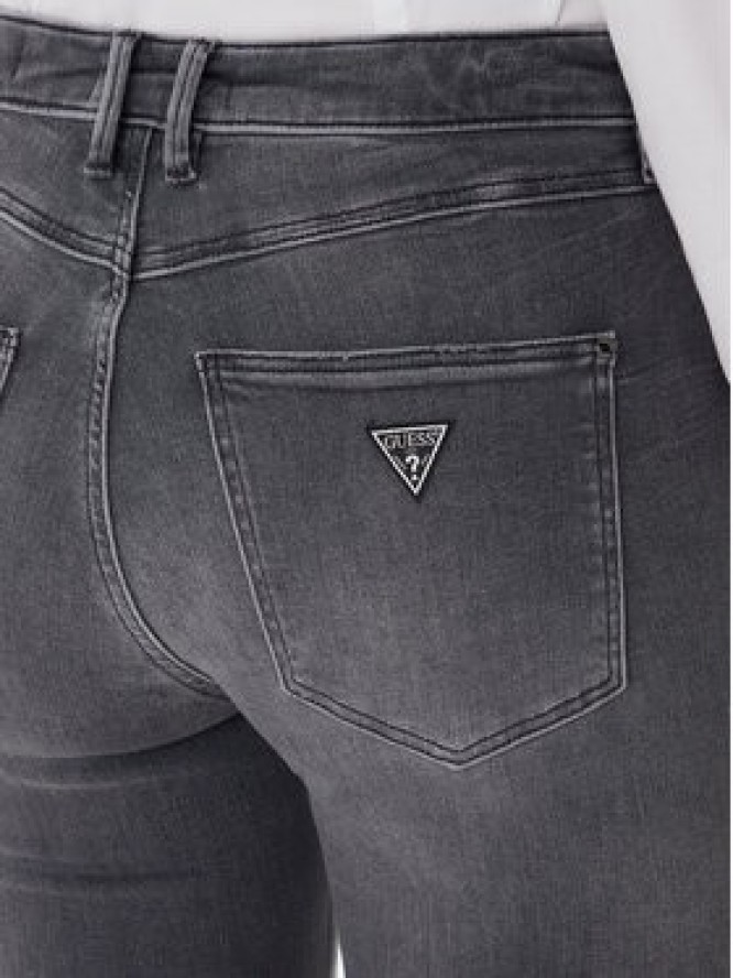 Guess Jeansy W2YA46 D4PZ2 Szary Skinny Fit